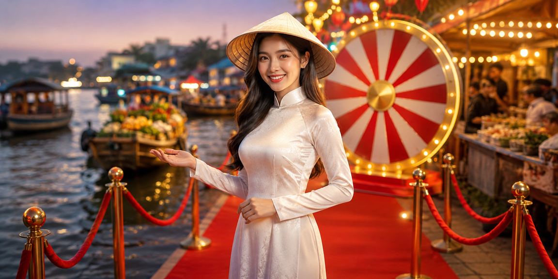 Người chơi roulette trực tuyến tại chợ đêm Cần Thơ với không khí sôi động
