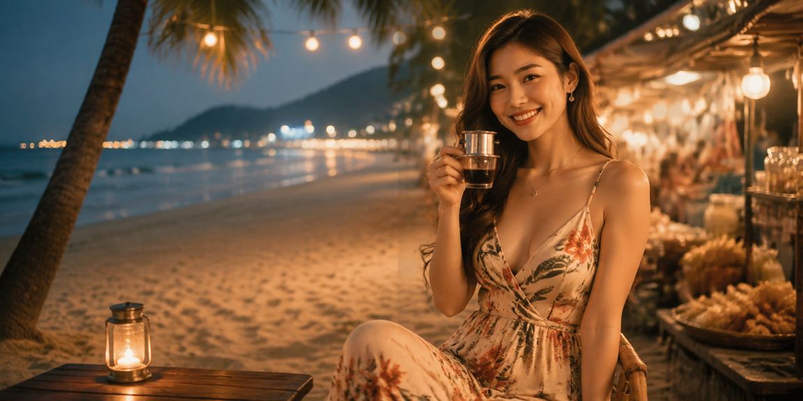 Người chơi tại Vũng Tàu truy cập vf666 trên điện thoại trong quán cà phê